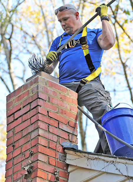 Chimney Sweep Dallas service. Cleaning of your chimney and fireplace by local professionals.